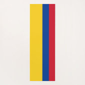 Patriottische Yoga Mats met vlag van Colombia Yogamat (Achterkant)