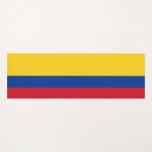 Patriottische Yoga Mats met vlag van Colombia Yogamat (Voorkant (horizontaal))