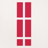 Patriottische Yoga Mats met vlag van Denemarken Yogamat (Achterkant)