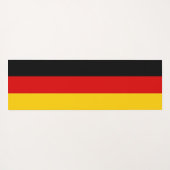Patriottische Yoga Mats met vlag van Duitsland Yogamat (Achterkant (horizontaal))