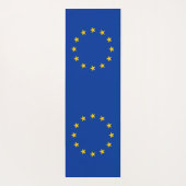 Patriottische Yoga Mats met vlag van Europa Yogamat (Achterkant)