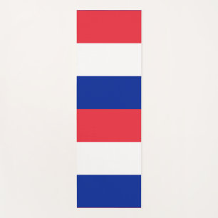 Patriottische Yoga Mats met vlag van Frankrijk Yogamat