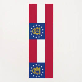 Patriottische Yoga Mats met vlag van Georgia, Vere Yogamat