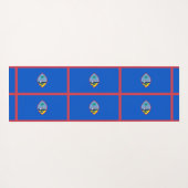 Patriottische Yoga Mats met vlag van Guam, Verenig Yogamat (Achterkant (horizontaal))