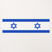 Patriottische Yoga Mats met vlag van Israël Yogamat (Achterkant (horizontaal))