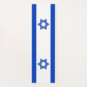 Patriottische Yoga Mats met vlag van Israël Yogamat (Achterkant)