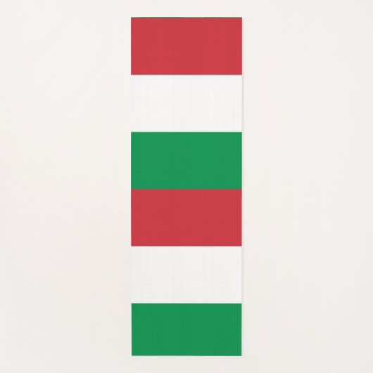 Patriottische Yoga Mats met vlag van Italië Yogamat (Voorkant)
