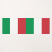 Patriottische Yoga Mats met vlag van Italië Yogamat (Voorkant (horizontaal))