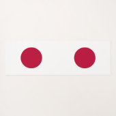 Patriottische Yoga Mats met vlag van Japan Yogamat (Achterkant (horizontaal))