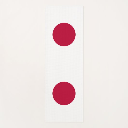 Patriottische Yoga Mats met vlag van Japan Yogamat (Voorkant)