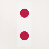 Patriottische Yoga Mats met vlag van Japan Yogamat (Achterkant)
