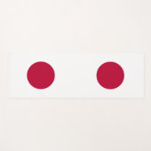 Patriottische Yoga Mats met vlag van Japan Yogamat (Voorkant (horizontaal))
