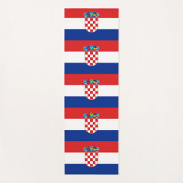 Patriottische Yoga Mats met vlag van Kroatië Yogamat