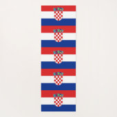 Patriottische Yoga Mats met vlag van Kroatië Yogamat (Achterkant)