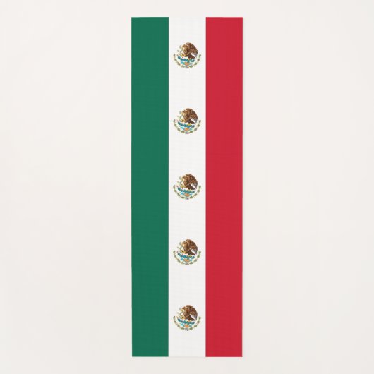 Patriottische Yoga Mats met vlag van Mexico Yogamat (Voorkant)