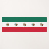 Patriottische Yoga Mats met vlag van Mexico Yogamat (Voorkant (horizontaal))