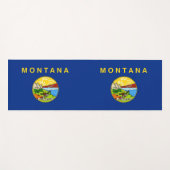 Patriottische Yoga Mats met vlag van Montana Yogamat (Voorkant (horizontaal))