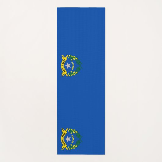 Patriottische Yoga Mats met vlag van Nevada Yogamat (Voorkant)
