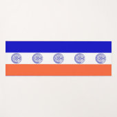 Patriottische Yoga Mats met vlag van New York City Yogamat (Voorkant (horizontaal))