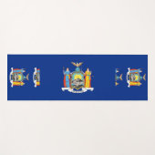 Patriottische Yoga Mats met vlag van New York, Ver Yogamat (Voorkant (horizontaal))