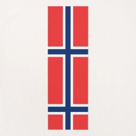 Patriottische Yoga Mats met vlag van Noorwegen Yogamat