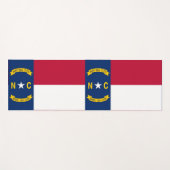 Patriottische Yoga Mats met vlag van North Carolin Yogamat (Voorkant (horizontaal))