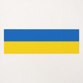 Patriottische Yoga Mats met vlag van Oekraïne Yogamat (Achterkant (horizontaal))
