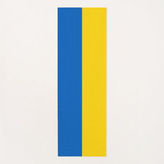 Patriottische Yoga Mats met vlag van Oekraïne Yogamat (Voorkant)