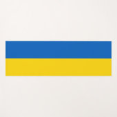 Patriottische Yoga Mats met vlag van Oekraïne Yogamat (Voorkant (horizontaal))