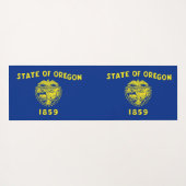 Patriottische Yoga Mats met vlag van Oregon Yogamat (Achterkant (horizontaal))