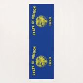 Patriottische Yoga Mats met vlag van Oregon Yogamat (Achterkant)