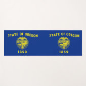 Patriottische Yoga Mats met vlag van Oregon Yogamat (Voorkant (horizontaal))