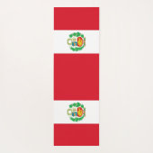 Patriottische Yoga Mats met vlag van Peru Yogamat (Achterkant)