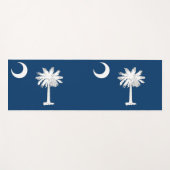 Patriottische Yoga Mats met vlag van South Carolin Yogamat (Voorkant (horizontaal))