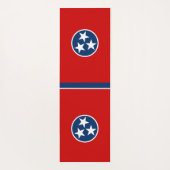 Patriottische Yoga Mats met vlag van Tennessee Yogamat (Achterkant)