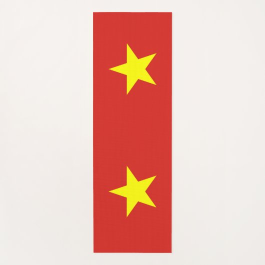 Patriottische Yoga Mats met vlag van Vietnam Yogamat (Voorkant)