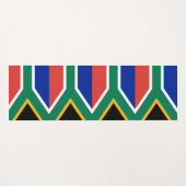 Patriottische Yoga Mats met vlag van Zuid-Afrika Yogamat (Achterkant (horizontaal))