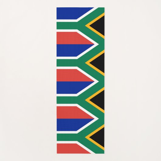 Patriottische Yoga Mats met vlag van Zuid-Afrika Yogamat (Voorkant)