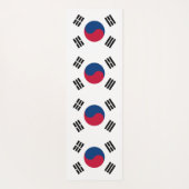 Patriottische Yoga Mats met vlag van Zuid-Korea Yogamat (Achterkant)