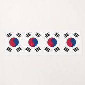 Patriottische Yoga Mats met vlag van Zuid-Korea Yogamat (Voorkant (horizontaal))