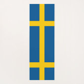 Patriottische Yoga Mats met vlag van Zweden Yogamat (Achterkant)