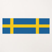 Patriottische Yoga Mats met vlag van Zweden Yogamat (Voorkant (horizontaal))