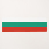 Patriottische Yoga Matten met vlag van Bulgarije (Achterkant (horizontaal))
