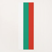 Patriottische Yoga Matten met vlag van Bulgarije (Achterkant)