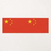 Patriottische Yoga Matten met vlag van China (Voorkant (horizontaal))