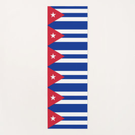 Patriottische Yoga Matten met vlag van Cuba