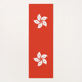 Patriottische Yoga Matten met vlag van Hong Kong (Achterkant)