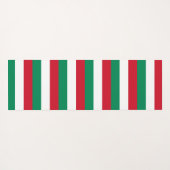 Patriottische Yoga Matten met vlag van Hongarije (Achterkant (horizontaal))