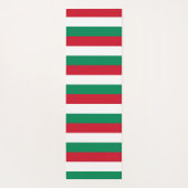 Patriottische Yoga Matten met vlag van Hongarije (Achterkant)