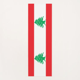 Patriottische Yoga Matten met vlag van Libanon
